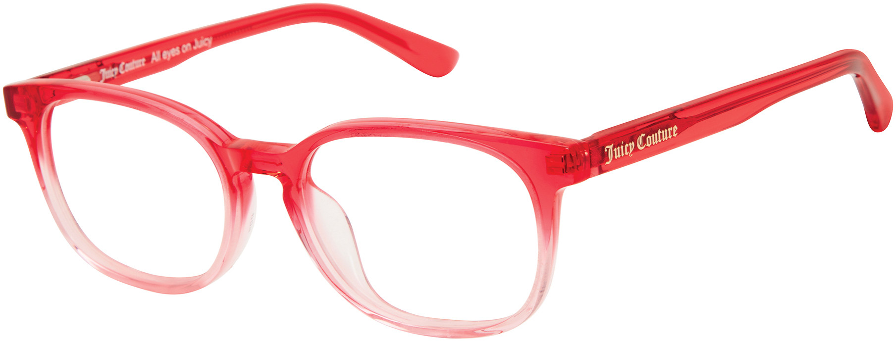 clear/red pink