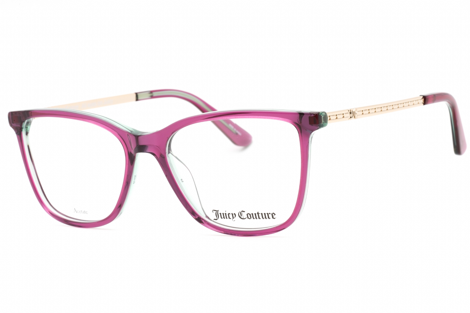  clear demo lens/plum