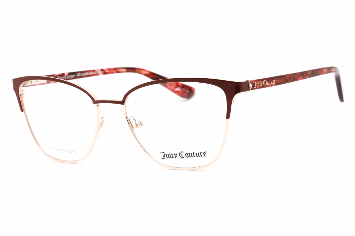  clear demo lens/burgundy