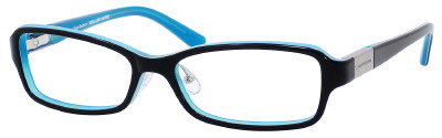  clear/black teal