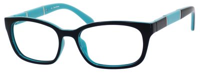  clear/black teal