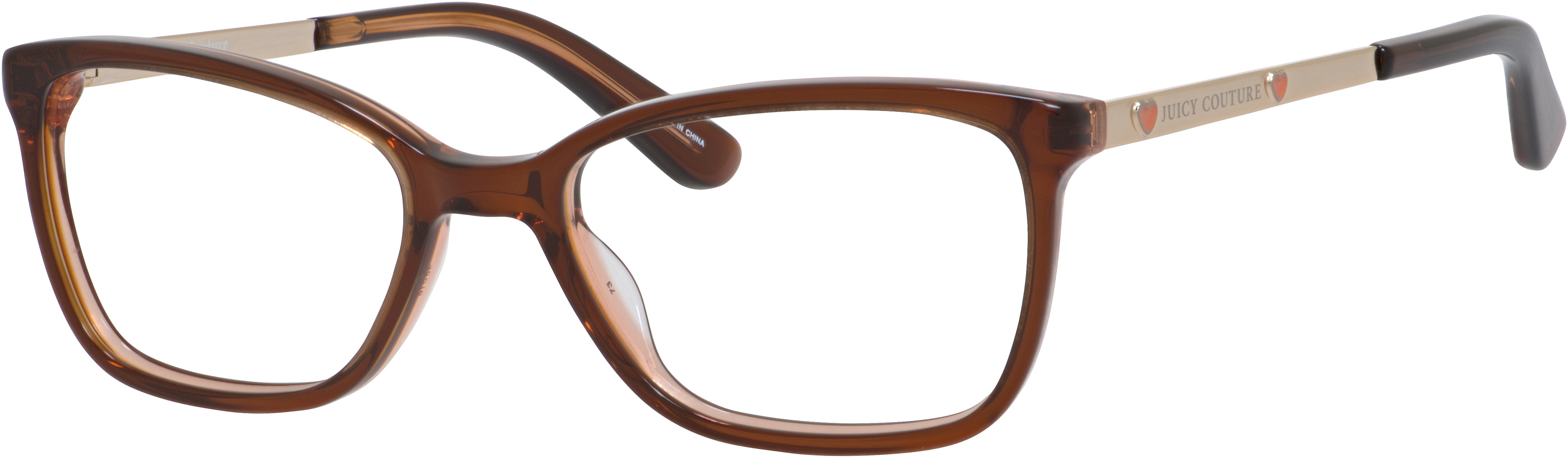  clear/brown pink