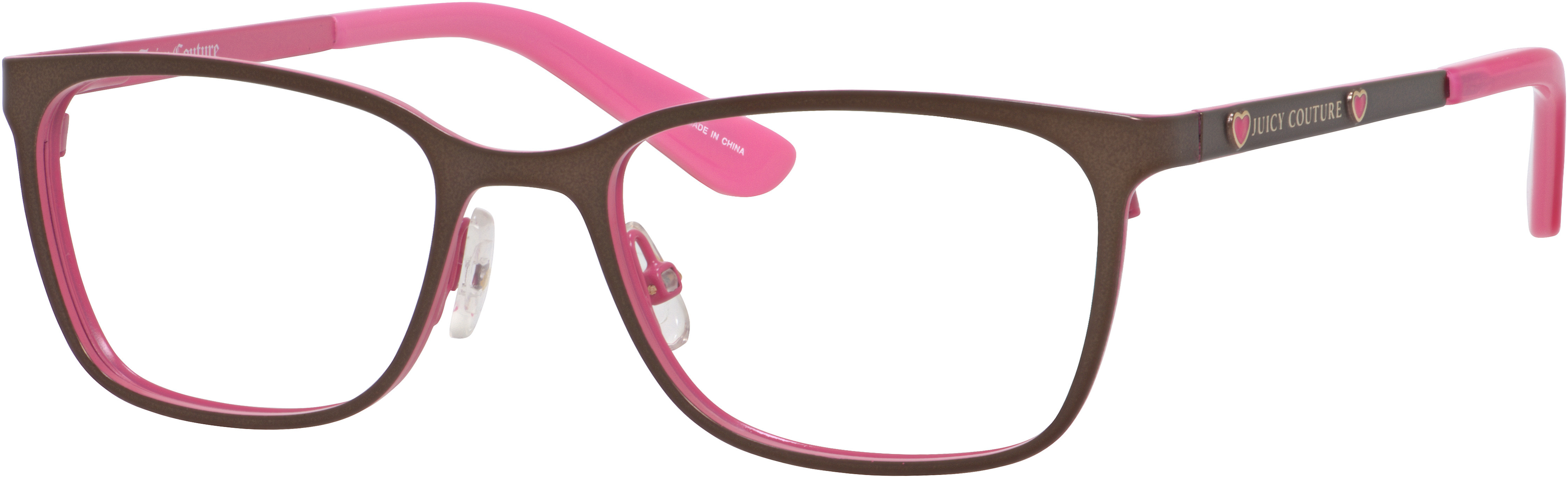 clear/brown pink