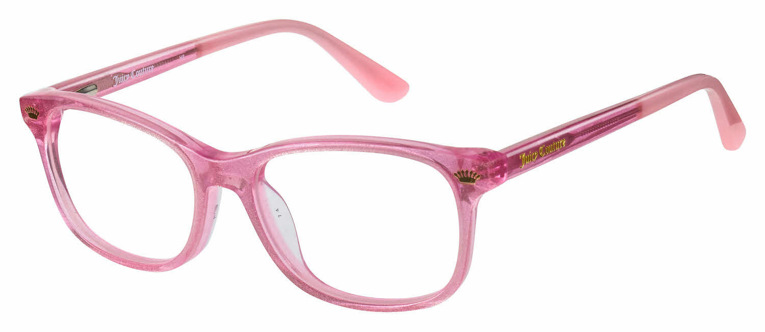  clear lens/pink glitter