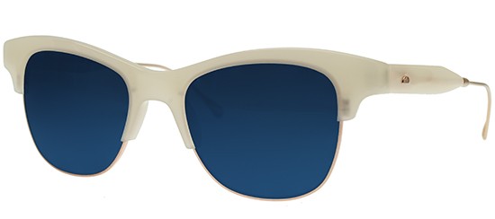  pearl white brushed soft gold/maliblu mirror polarized