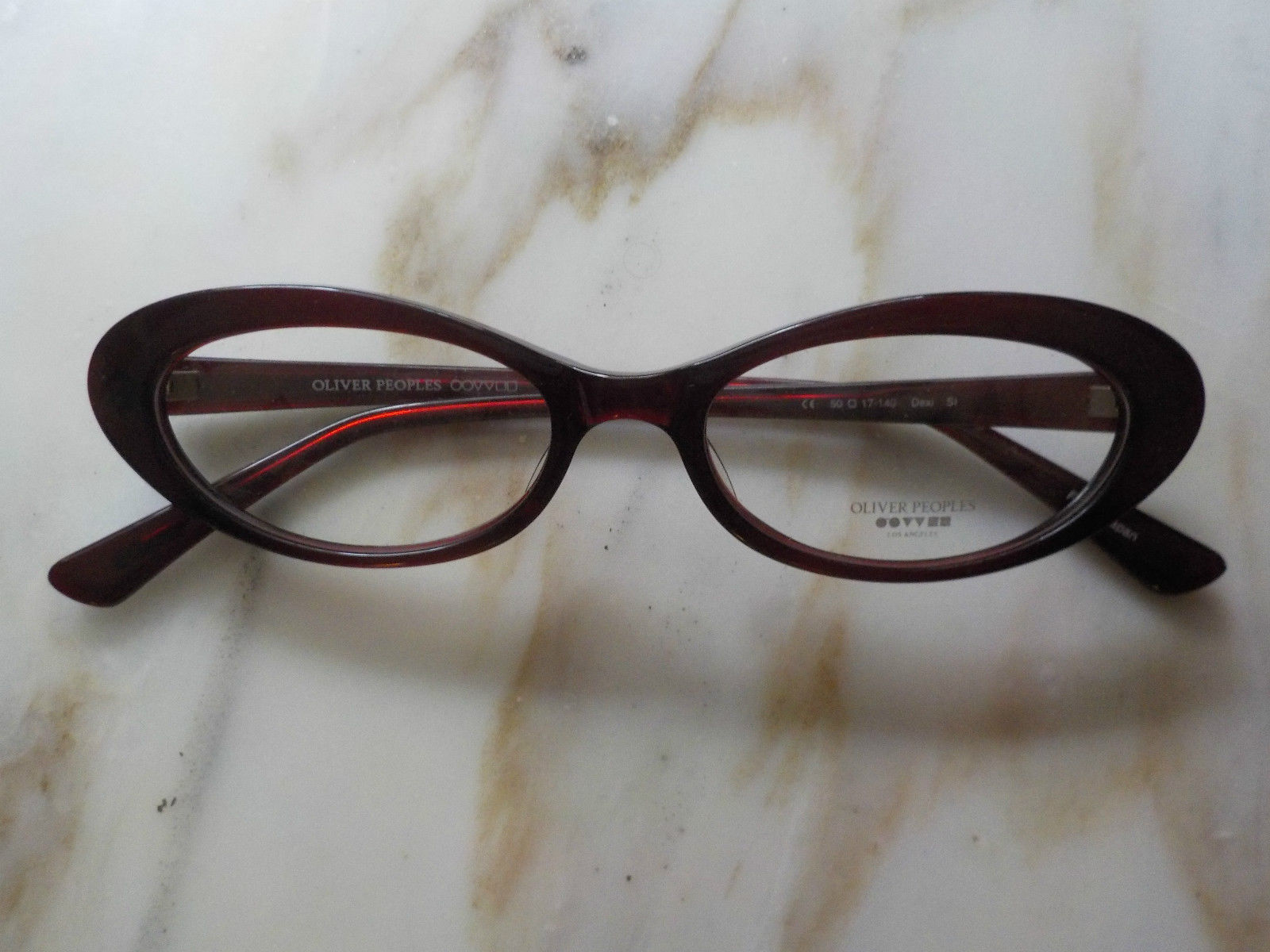 OLIVER PEOPLES DEXI BURGANDY