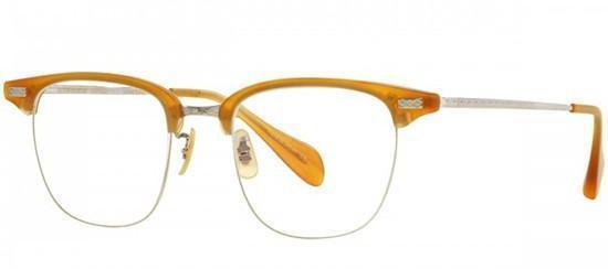  clear/matte amber tortoise brushed silver