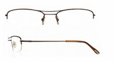  as shown/dark brown frame with amber temple tips