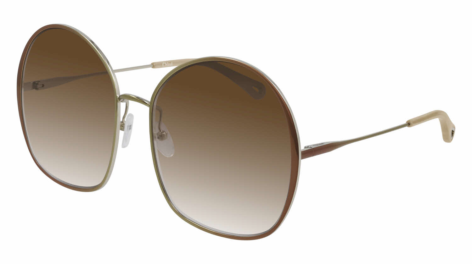  gradient brown lens /gradient brown to khaki