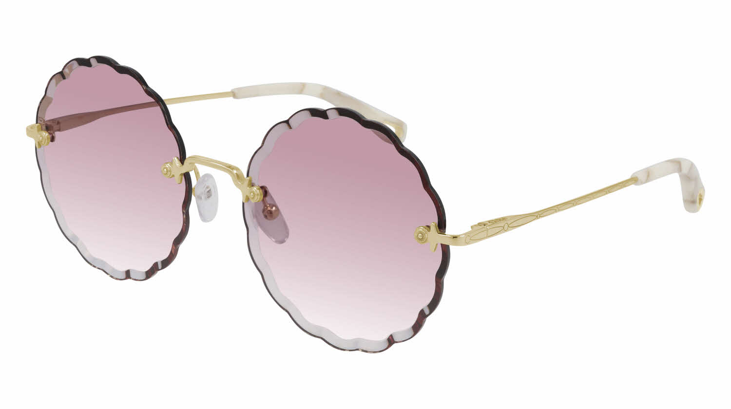  gradient pink lens /shiny gold