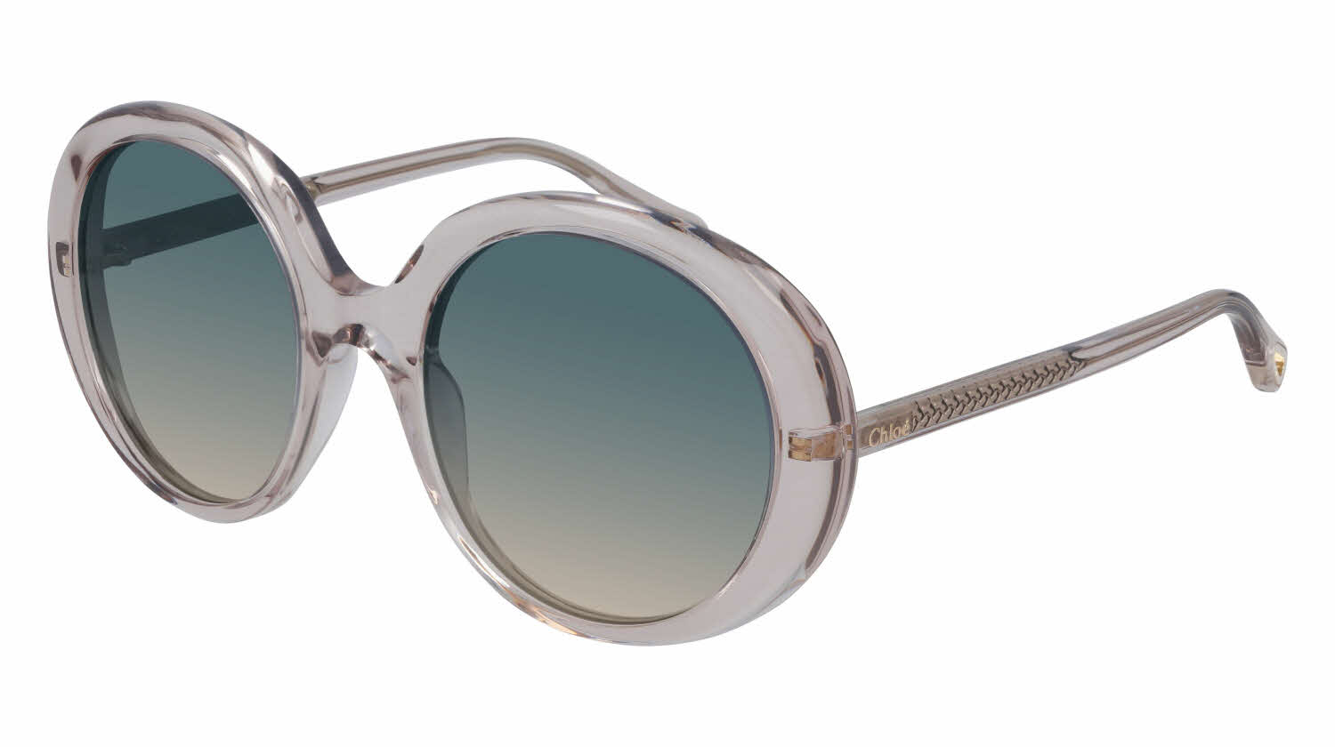  green gradient lens /shiny light pink