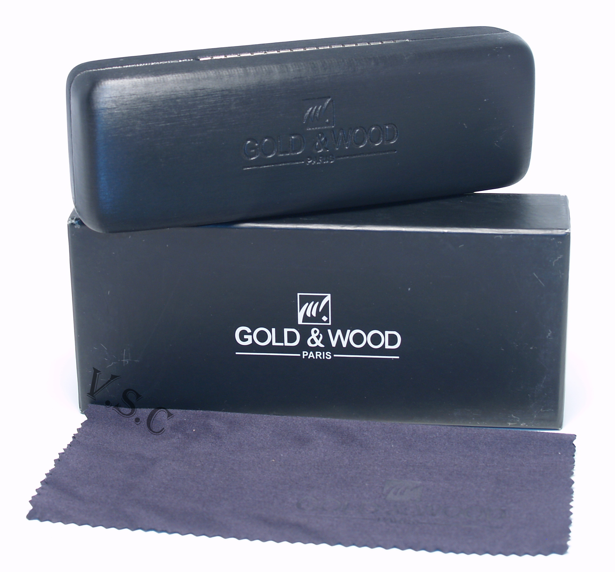 CASES GOLD & WOOD
