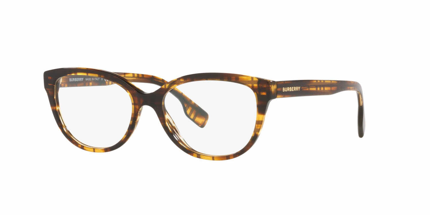  clear lens/top check striped brown