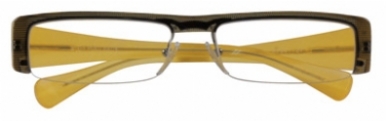  noir pointill jaune/clear