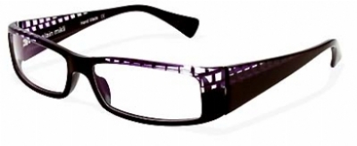  as shown/purple quadrill noir