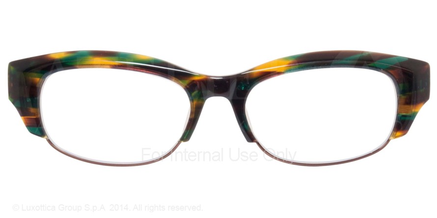  clear/yellow blue turtle choc brown