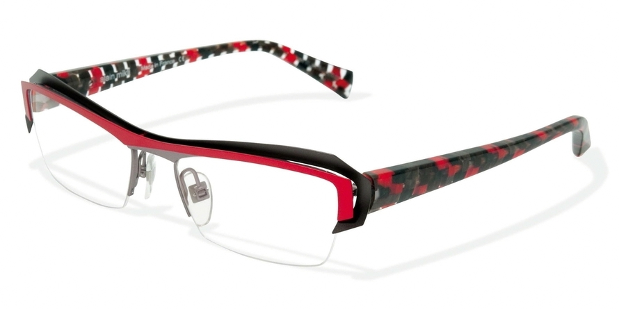  clear/red grey red black check