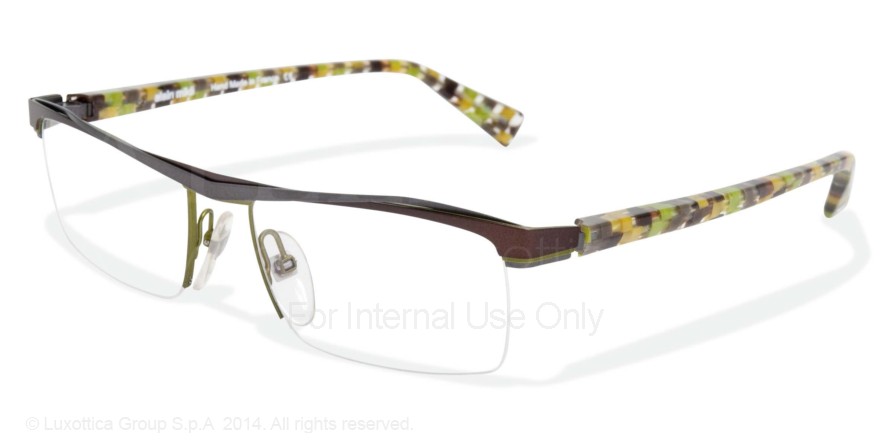  clear/grey choc oliv anis brown check