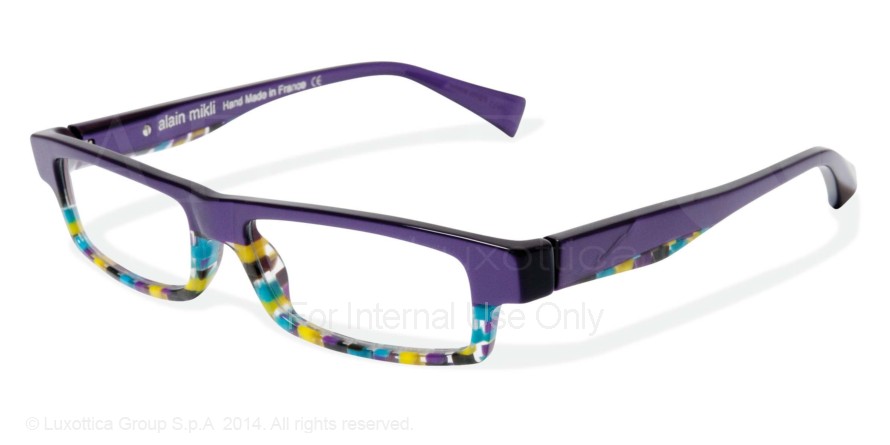  clear/purple turqu purple anis check