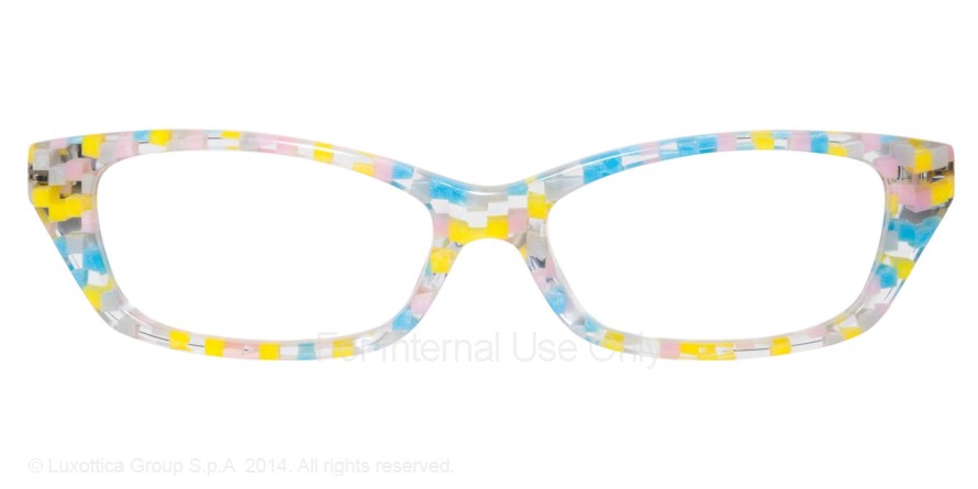  clear/pink blue yellow pastel grey