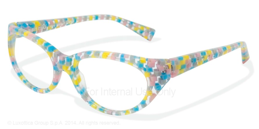  clear/pastel pink blue yellow check