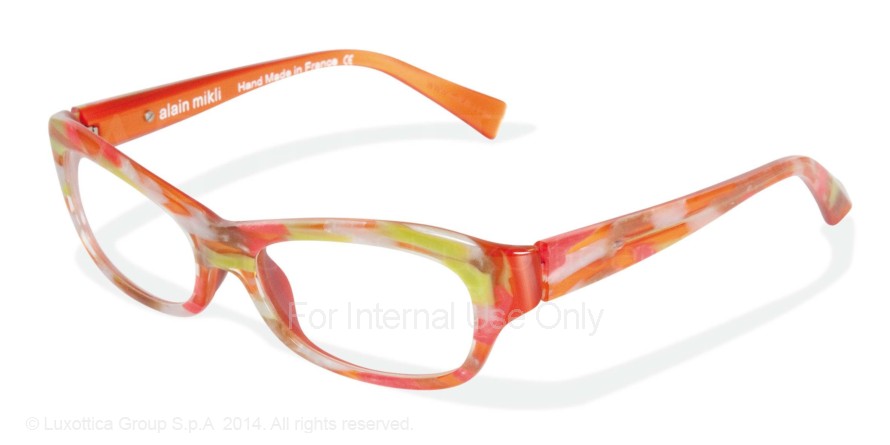  clear/multicolor flame pearly orange