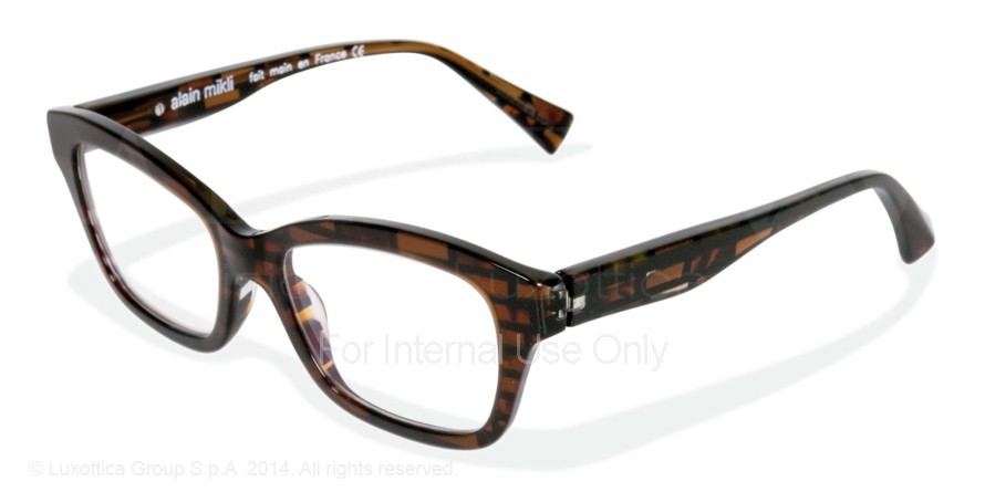 clear/stripped tortoise brown