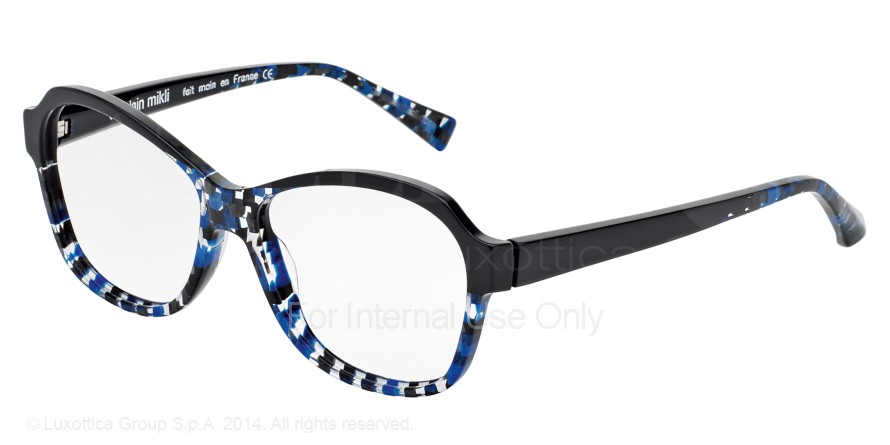  clear/black blue