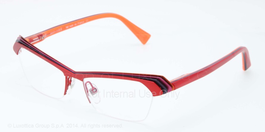  clear/blue fuxia orange