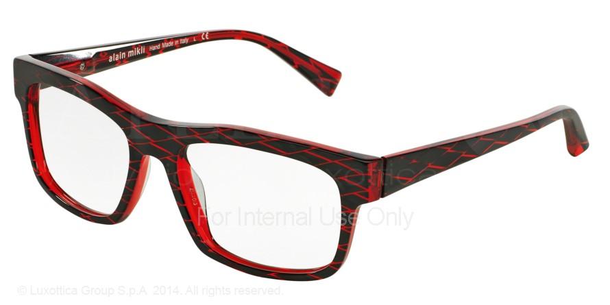  clear/diamonds black red