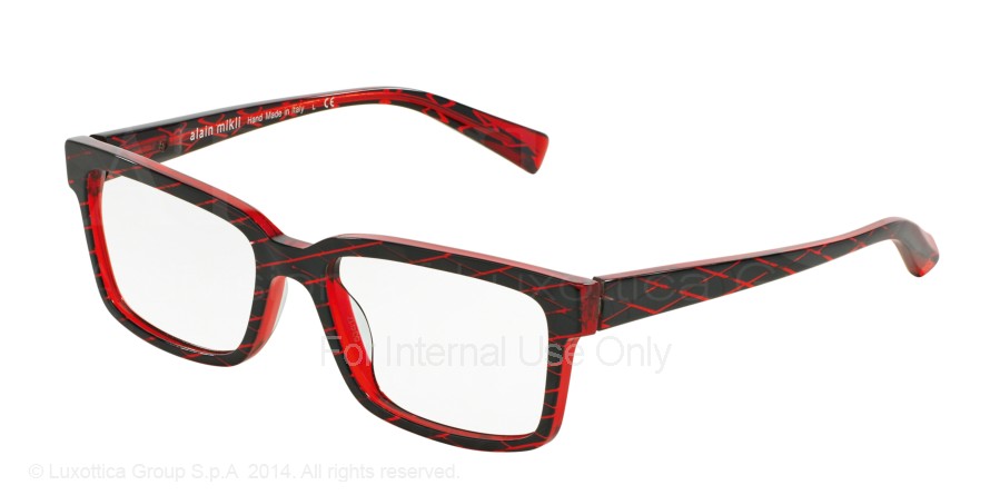  clear/diamonds black red