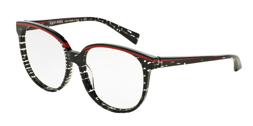  clear/blk spots red blk