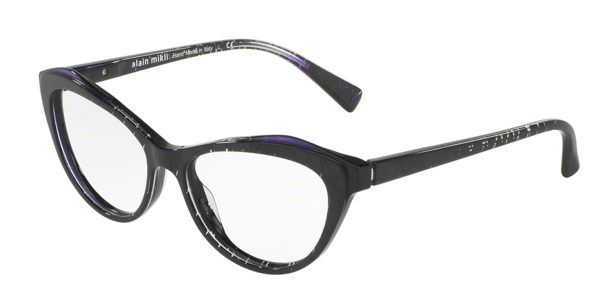  clear/black violet