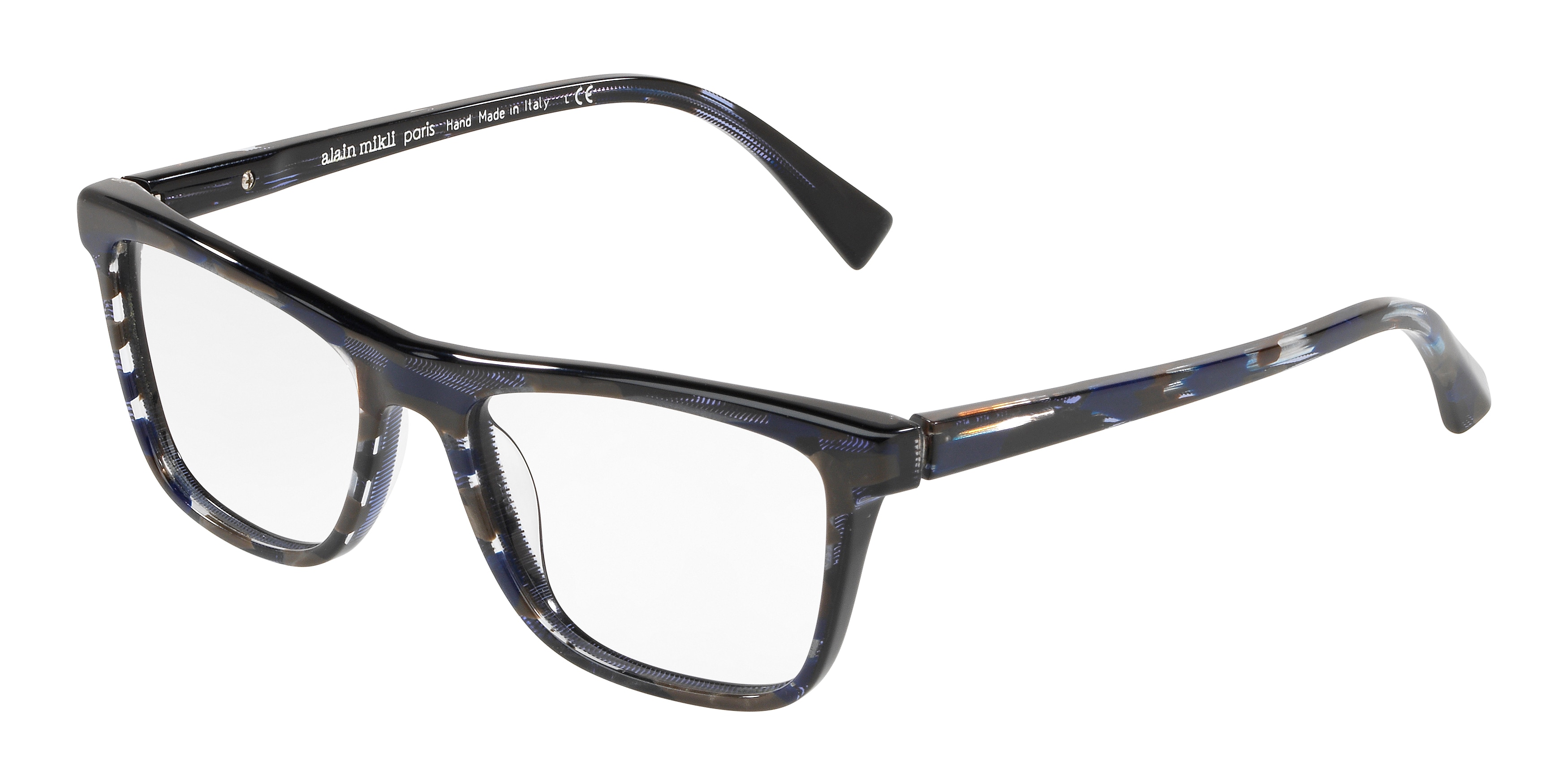  clear/black havana blue