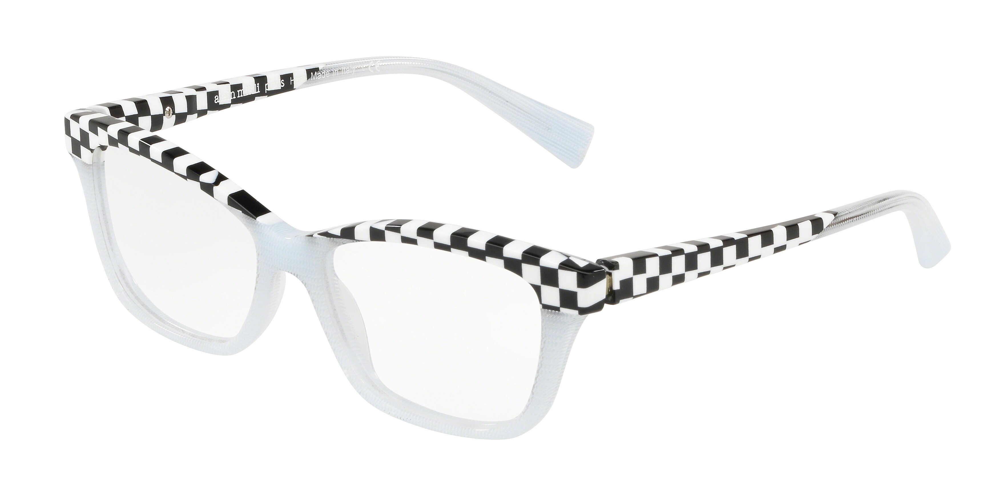  clear/bw damier white pointille