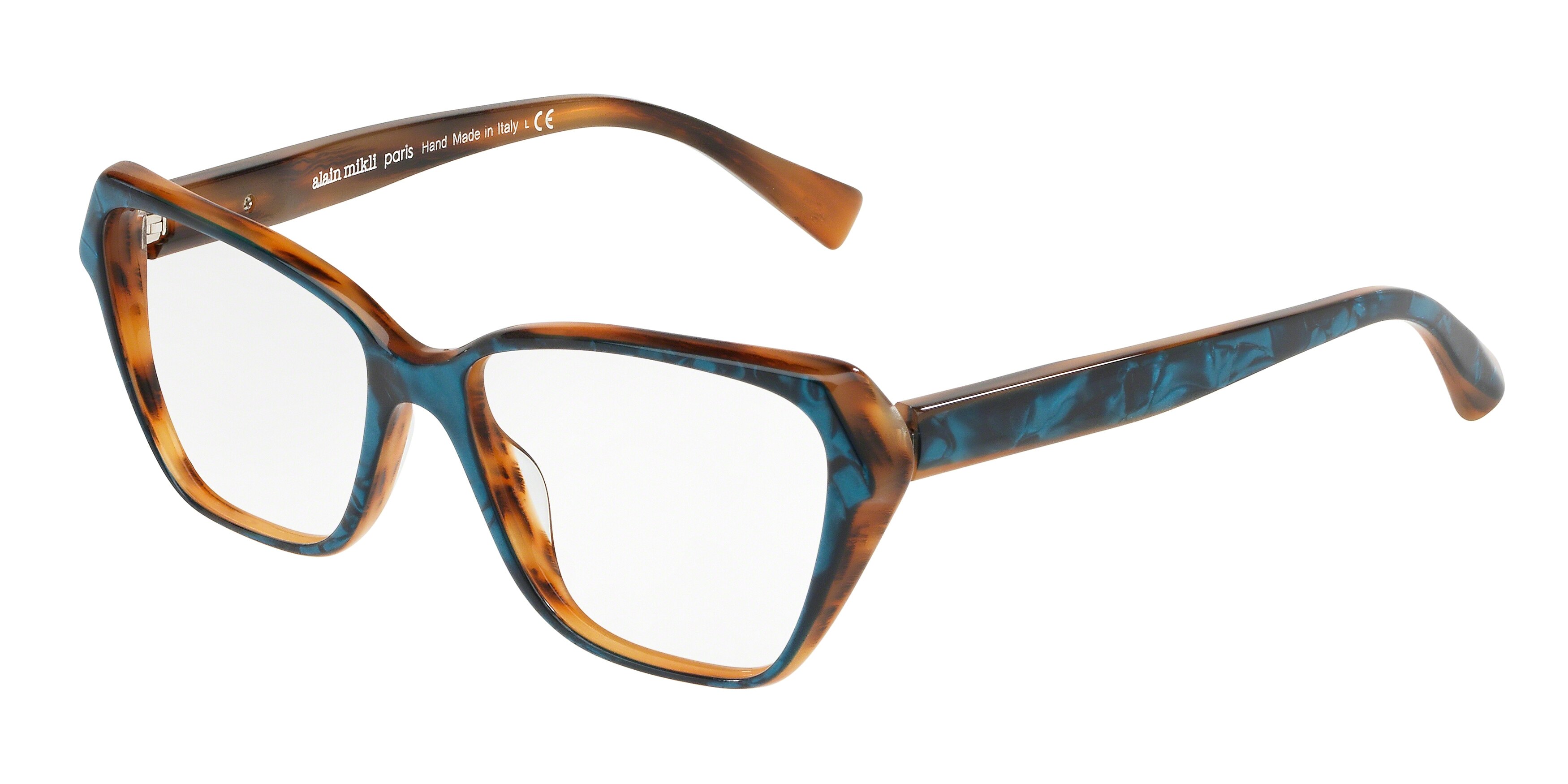  clear/turquoise mikli havana