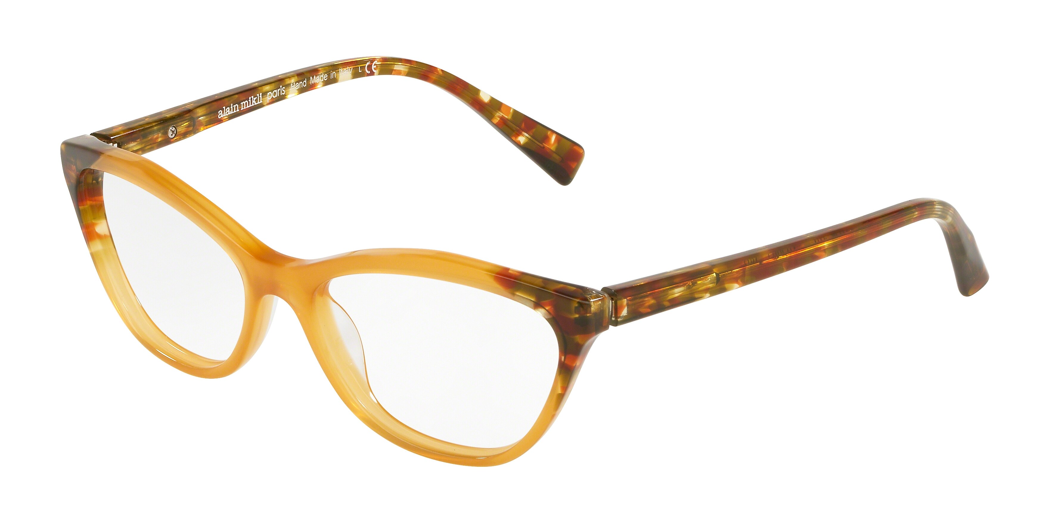  clear/amber tortoise olive damier