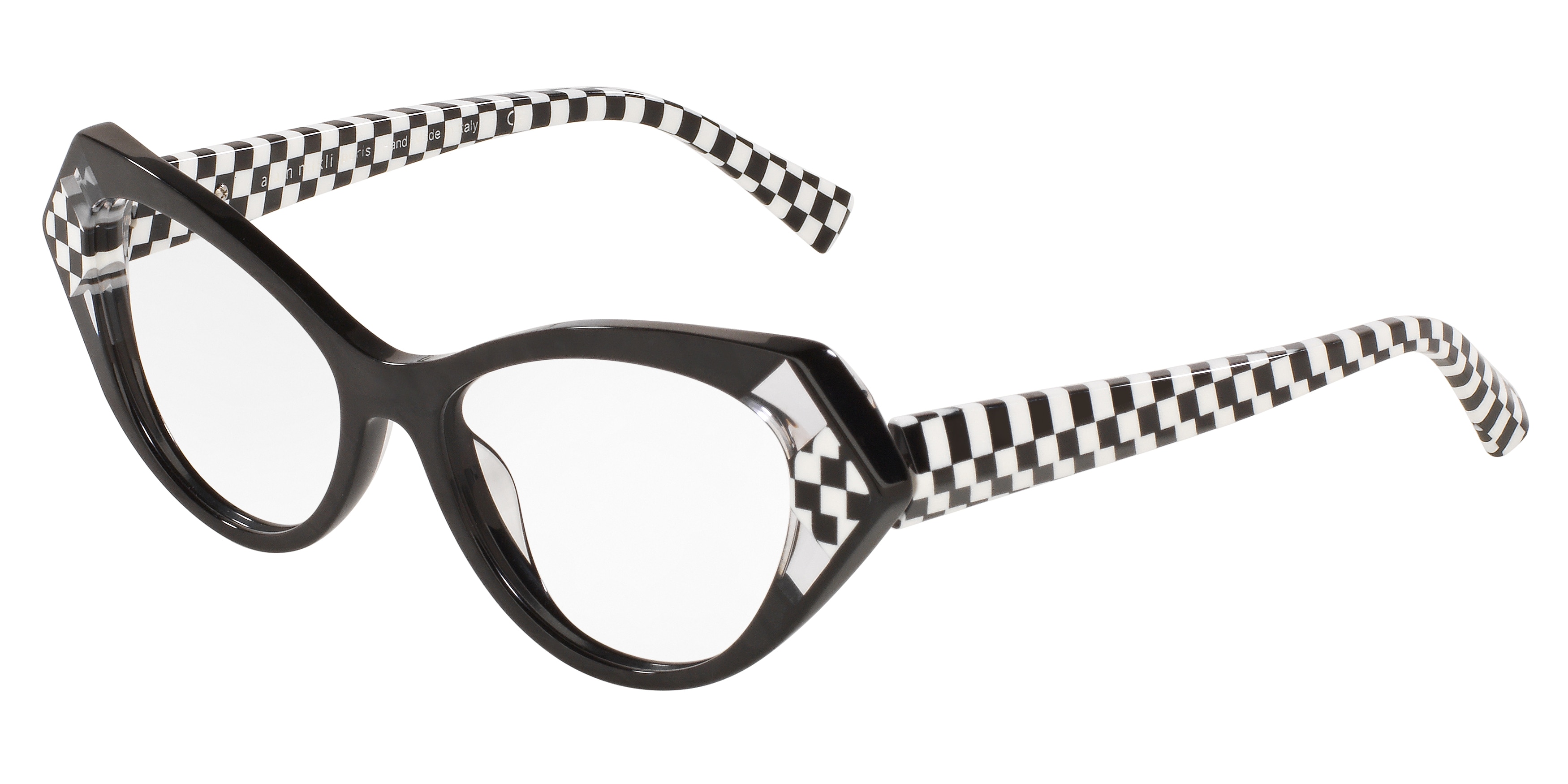  clear/noir mikli crystal black white