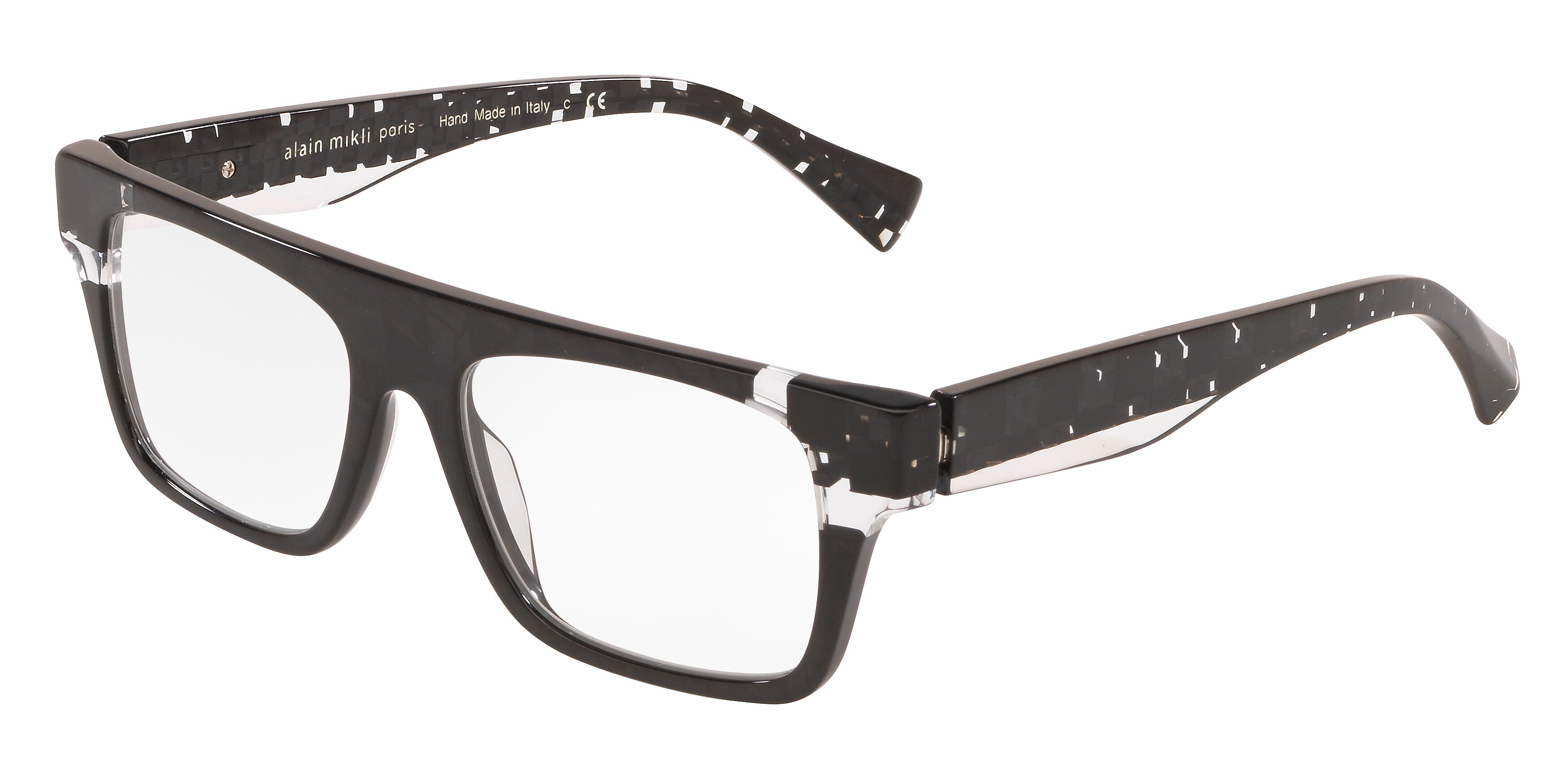  clear/noir mikli crystal black