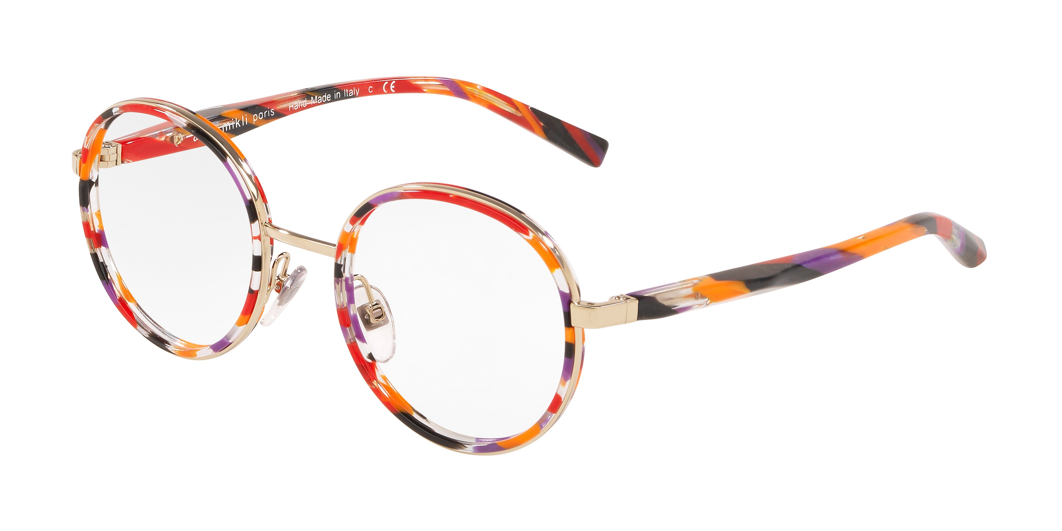  clear/multi colors havana light gold