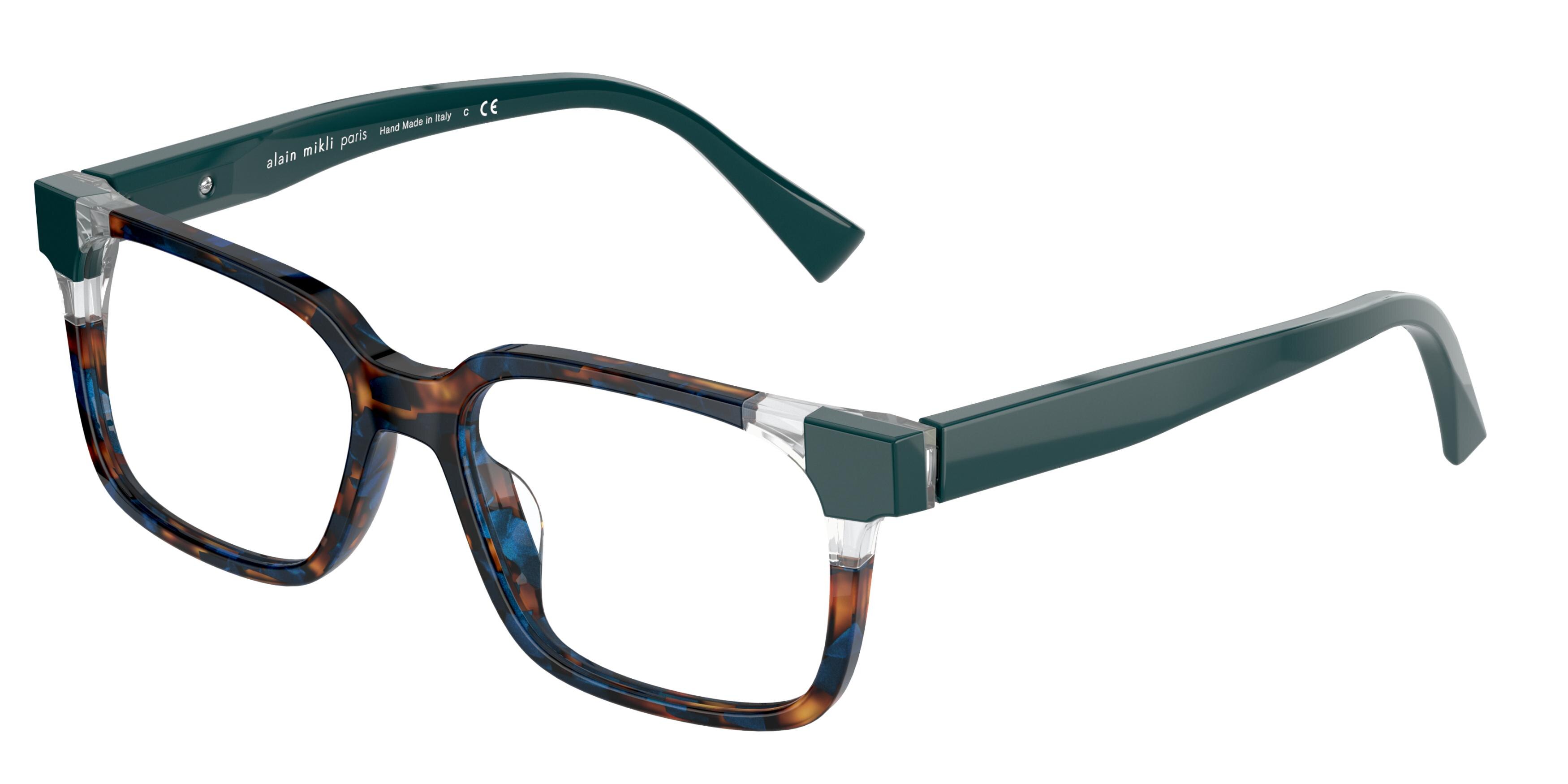  clear/teal tortoise cryst teal