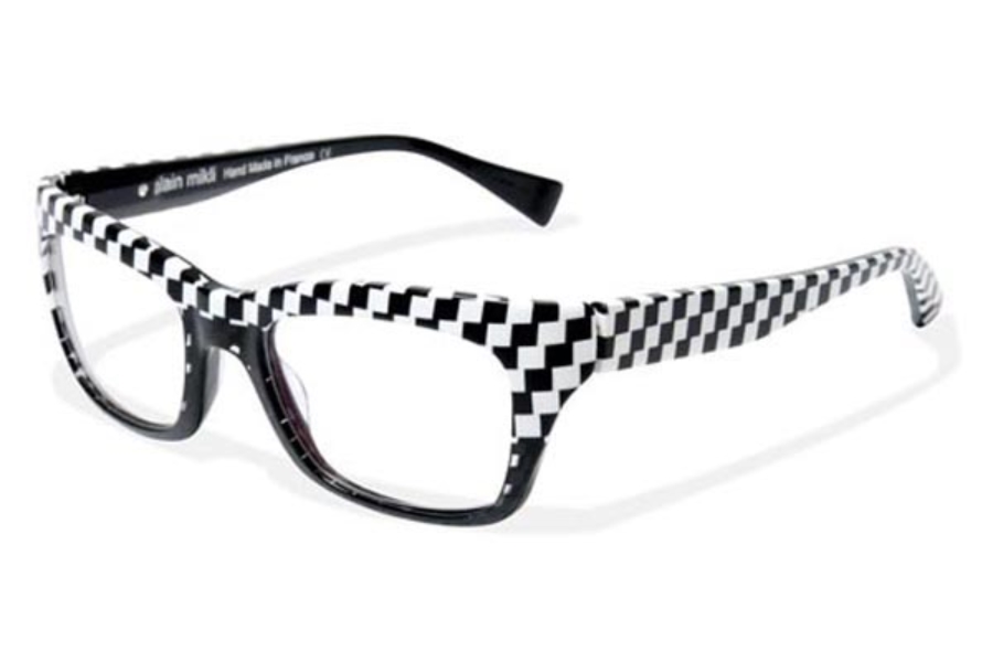  clear/checkered black white