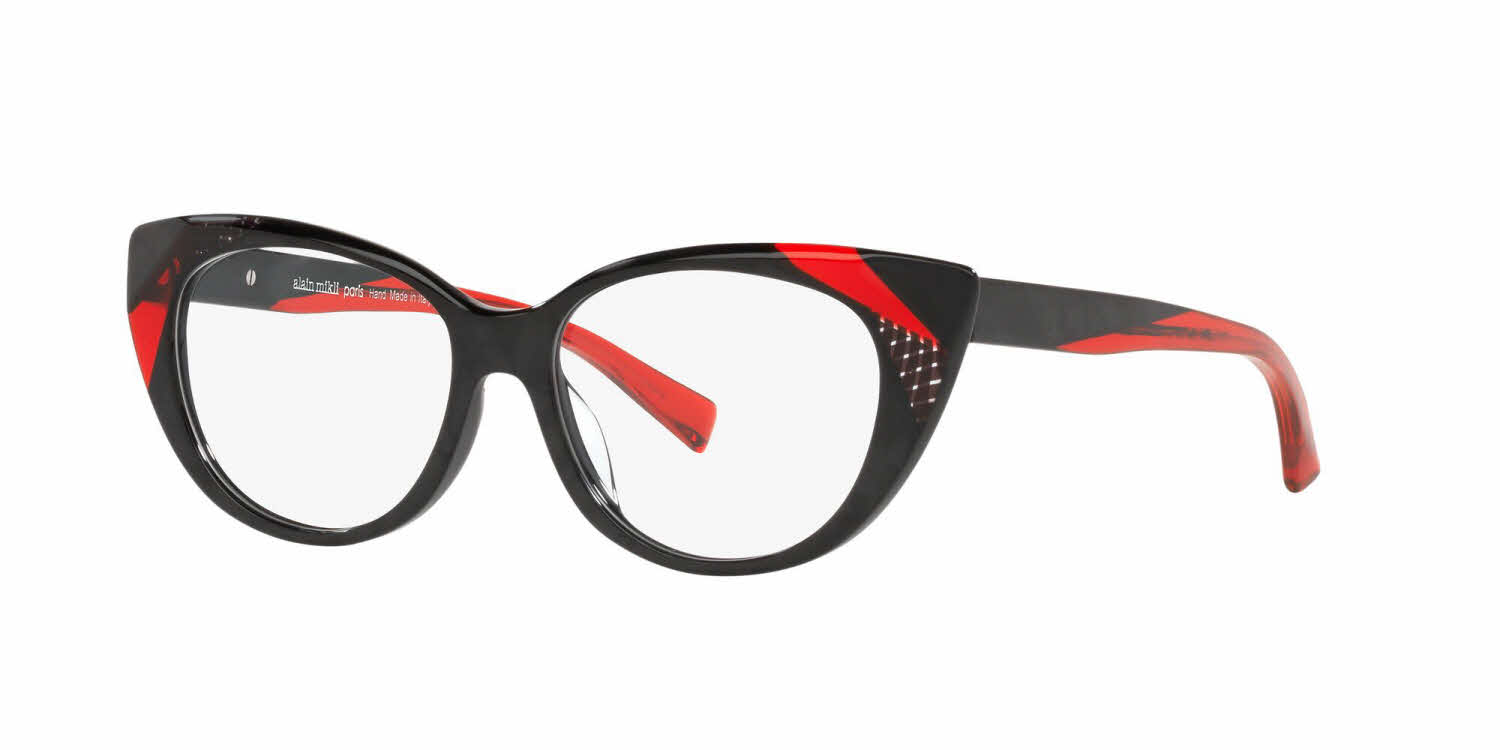  clear lens/black mikli black red