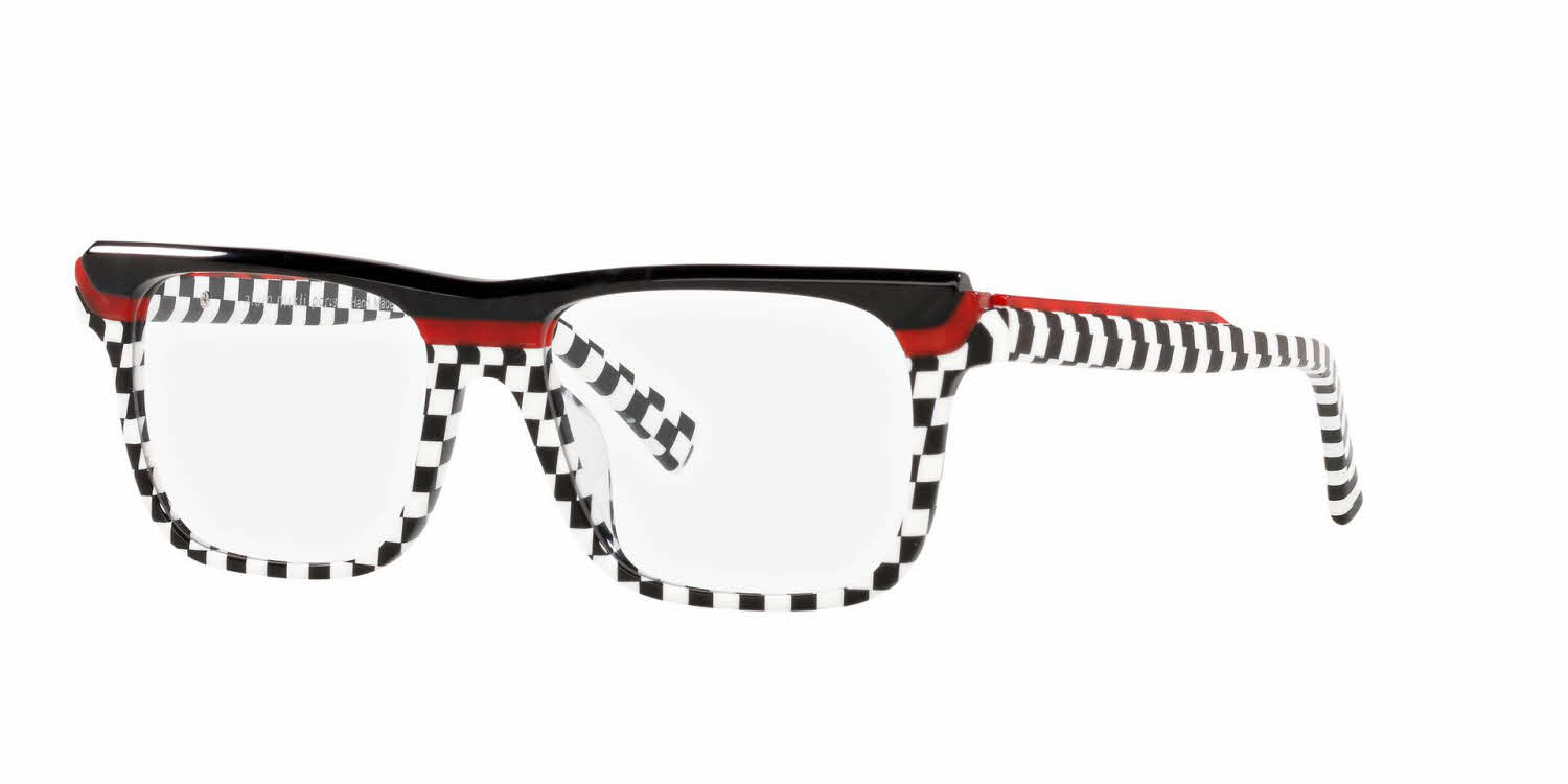  clear lens/damier black white red black