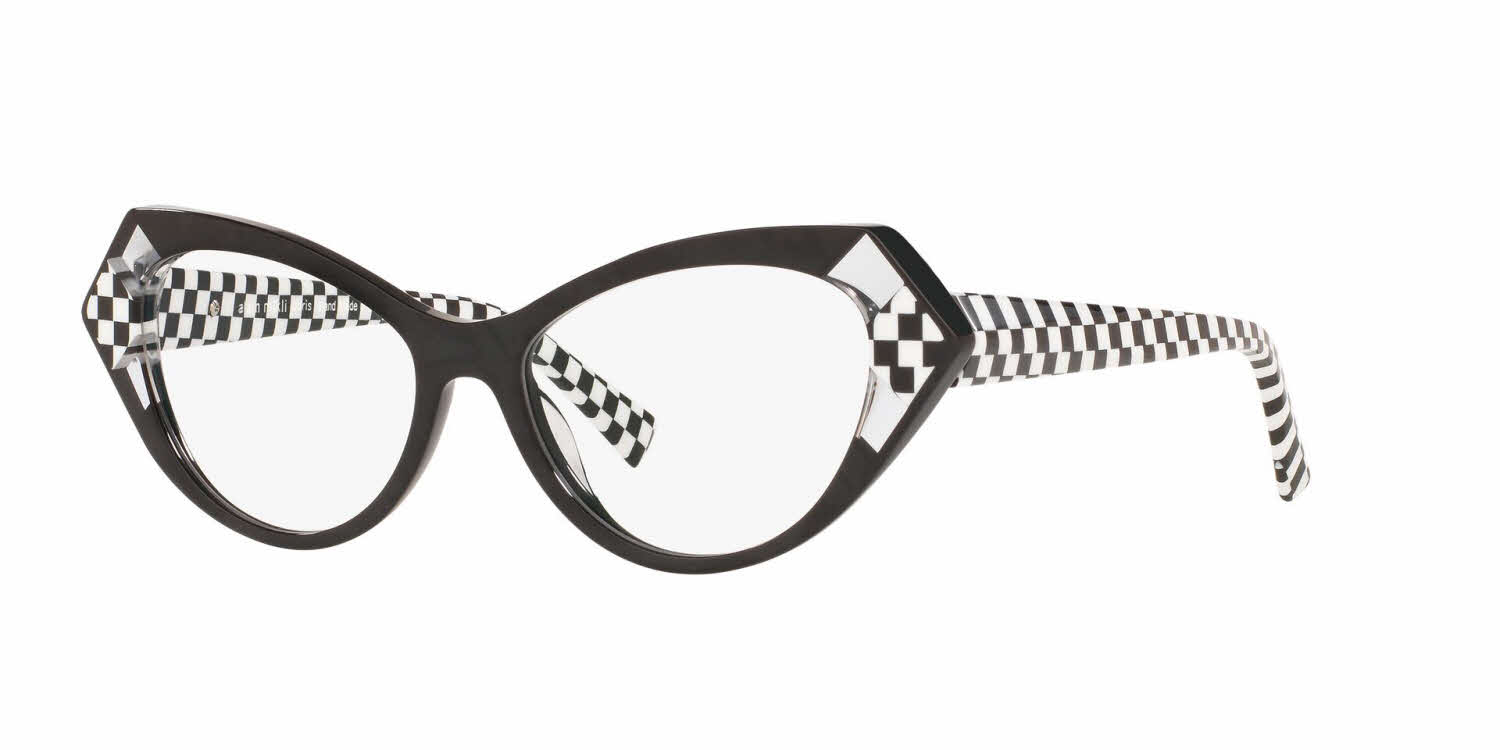  clear lens/noir mikli crystal black white