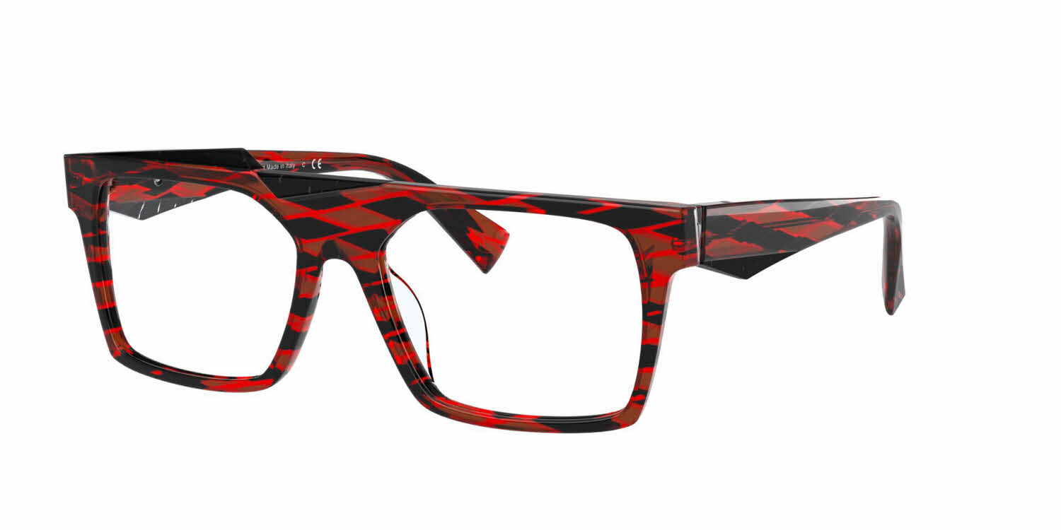  clear lens/red rhombus black rhomb