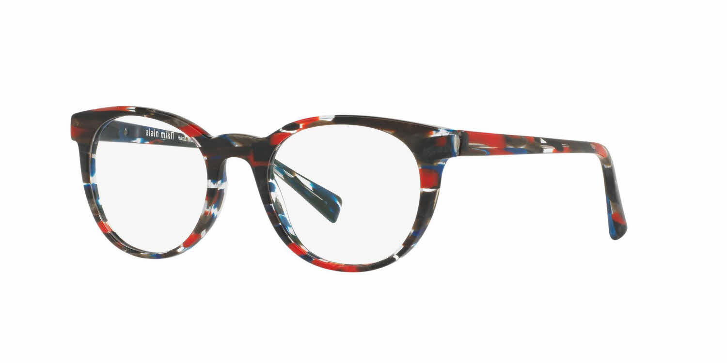  clear lens/stripped blue red black