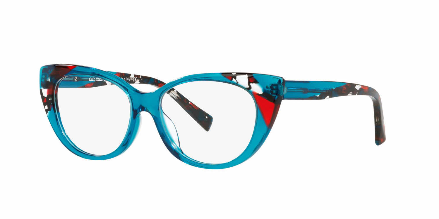  clear lens/teal transparent red blue