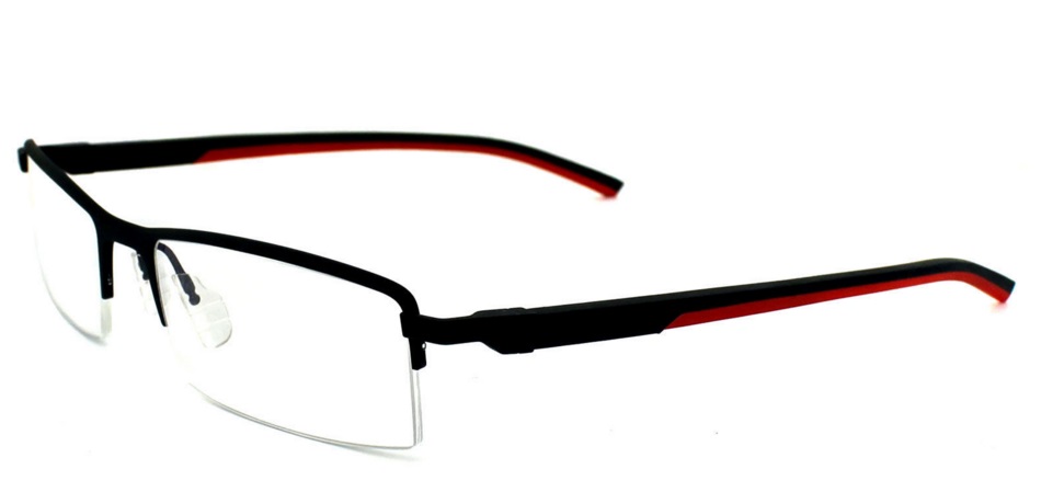  clear lens / black red