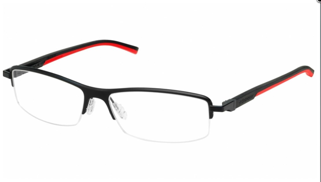 clear/black red